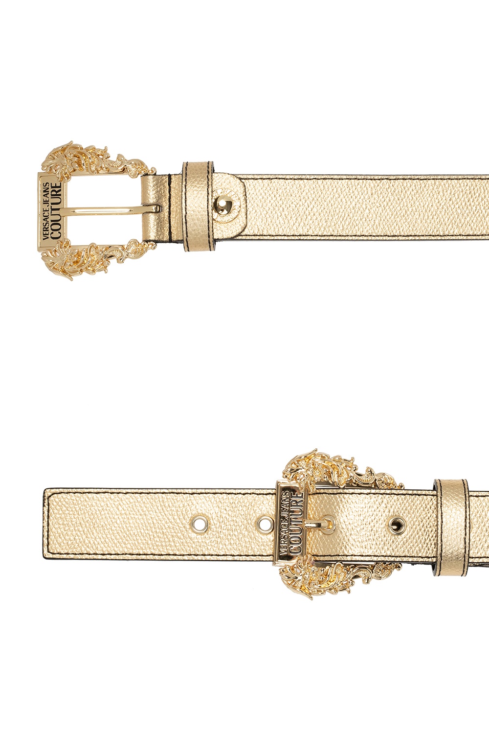 Gold double buckle clearance belt